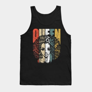 African American Shirt For Educated Strong Black Woman Queen T shirt Tank Top